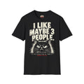 I Like Maybe 3 People grumpy cat T-shirt by Groove City Co.