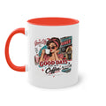 1950s diner coffee mug with retro pin-up woman – Groove City Co.