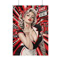 Rockabilly Pin-Up Poster – Retro Diner Wall Art | Groove City Co.