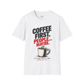 Coffee First, People Maybe – Retro Graphic Tee